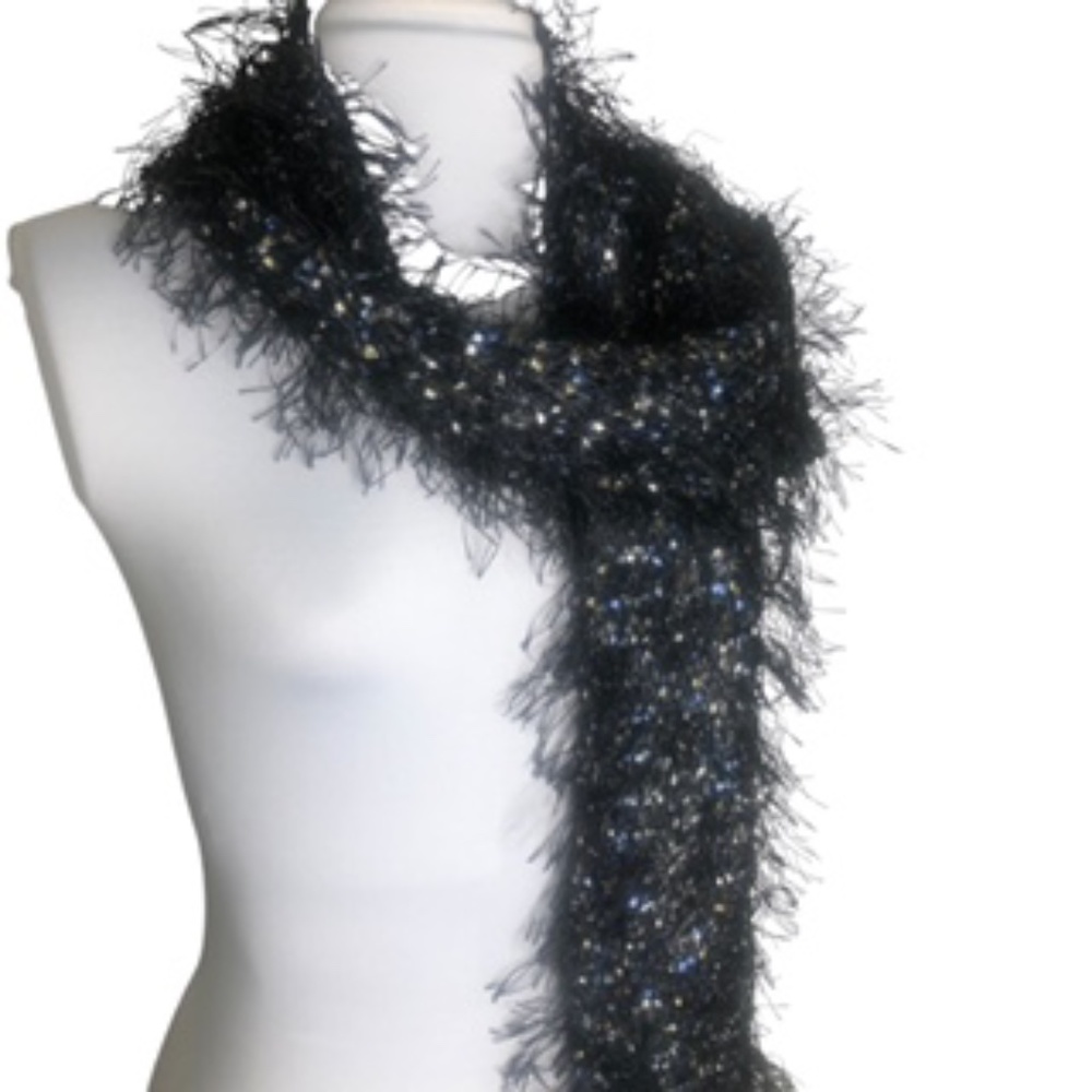 NWOT Hand Knitted Very Soft 58" Long Scarf